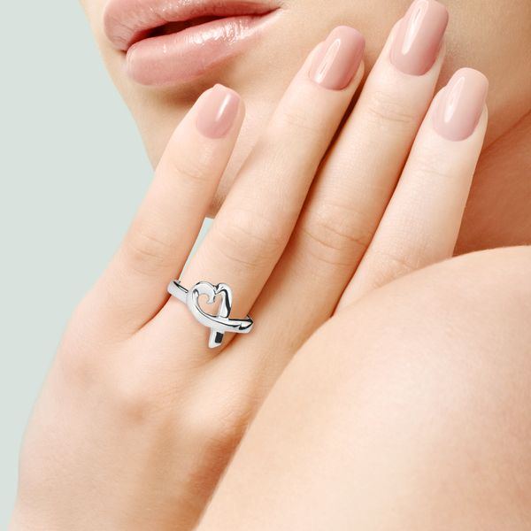 Tiffany & Co Picasso Sterling Heart Ring | Purple Creek